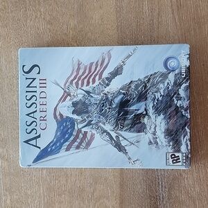 Assassin's Creed III Pre Order Limited Edition Steel Case NEW